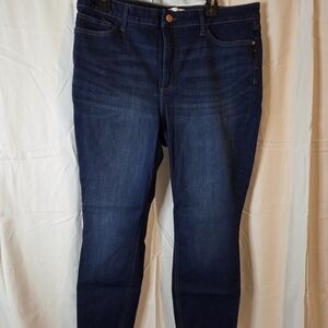 LC Lauren Conrad Dark Blue Women's Skinny Jeans Size 16